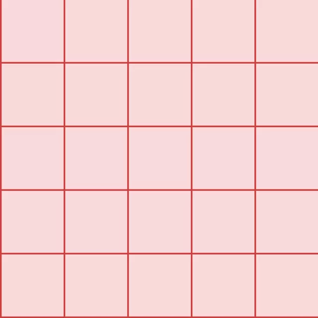 Dekovorhang Big Grid Red Rose