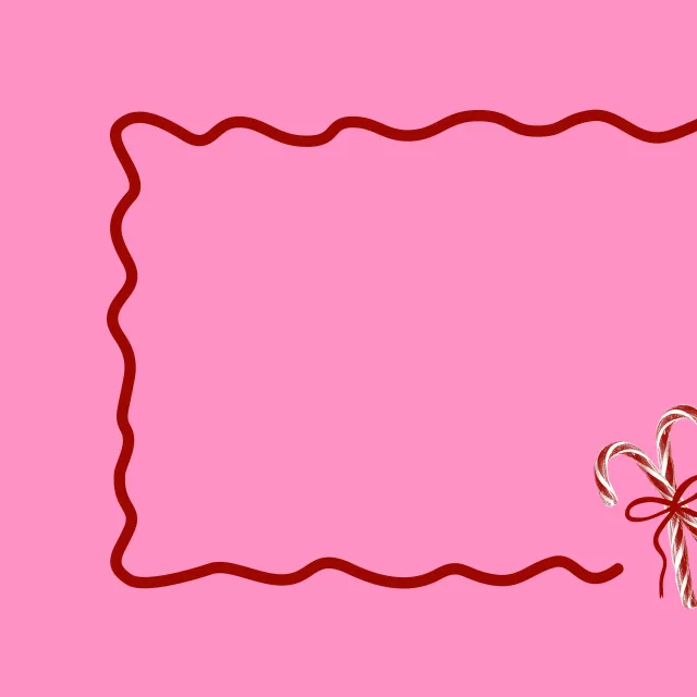 Tischset Candy Cane Pink