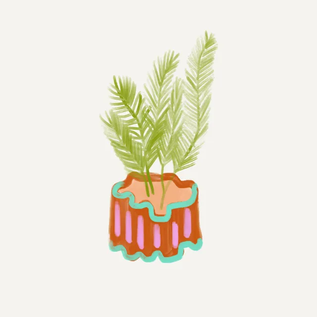 Sitzkissen Rosmarin Topf