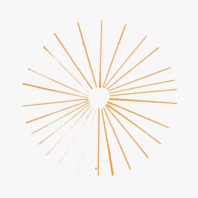 Tischset sun is high