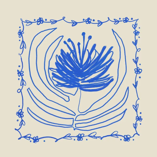 Kissen Spanish Flower