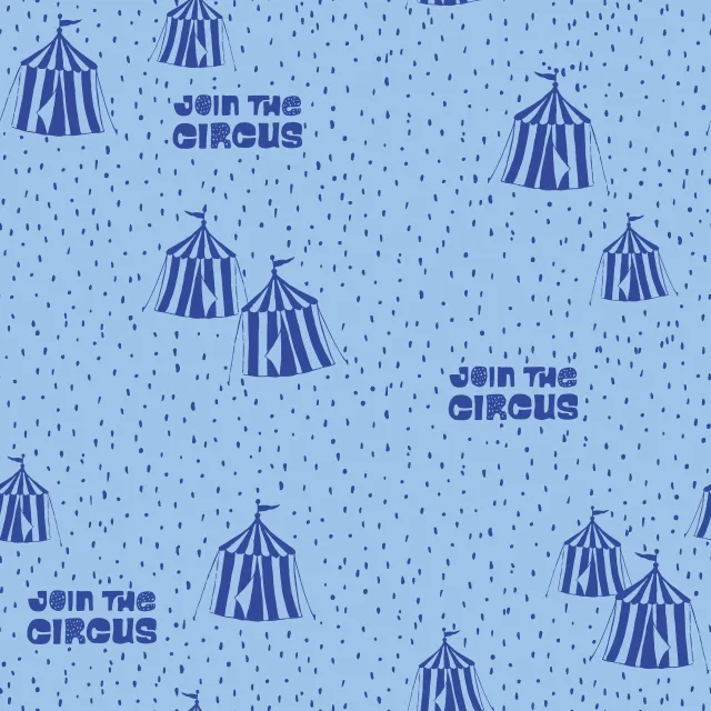 Geschirrtücher Join the circus allover blau