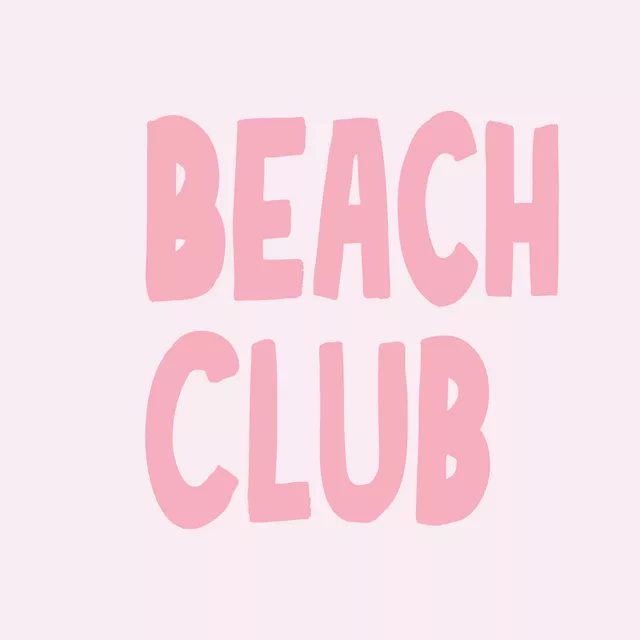 Geschirrtuch Beach Club big pink