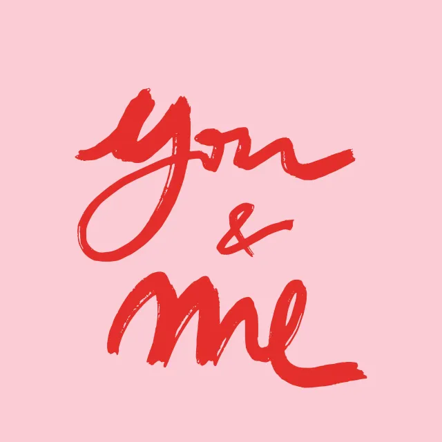 Servietten You And Me Wendekissen