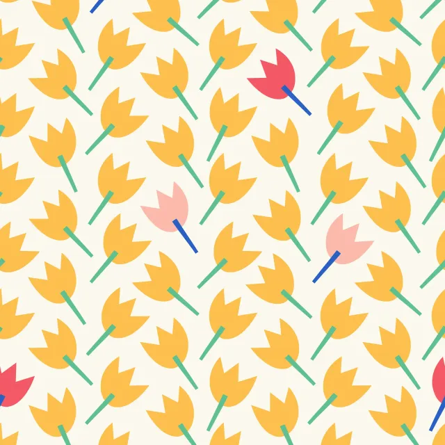 Tischset Blumenmuster Abstrakt Magic