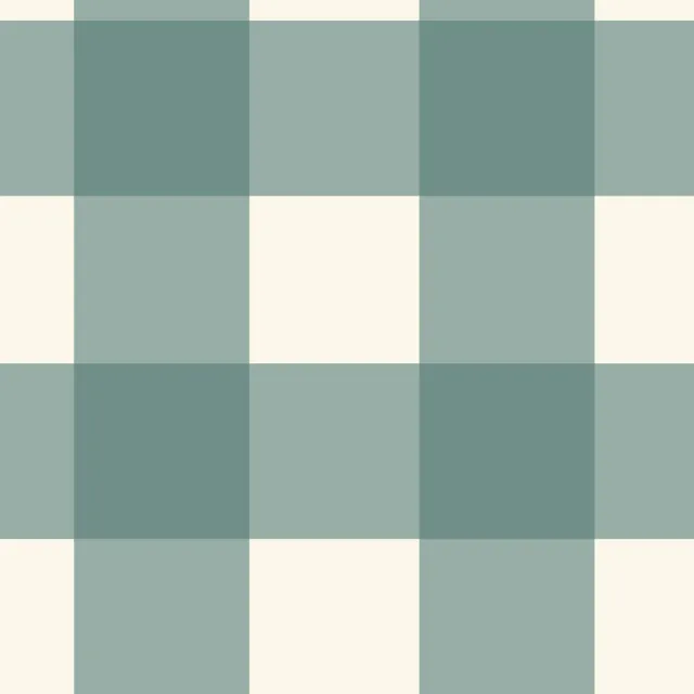 Dekovorhang Gingham Transformative Teal