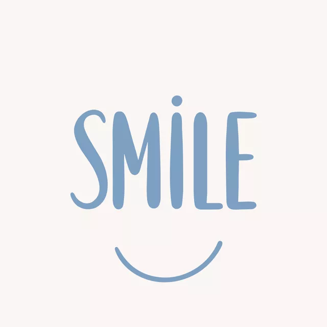 Servietten Smile beige blau