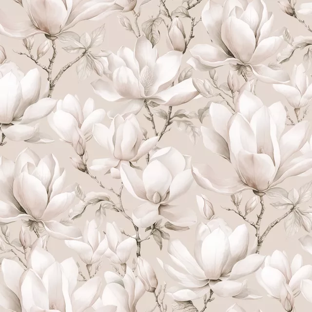 Kissen Magnolia Floral Nostalgia