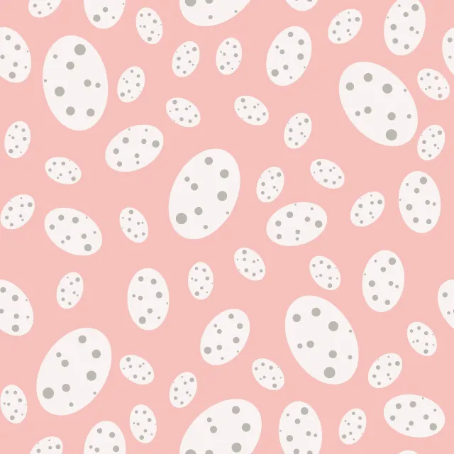 Raffrollo Ostereier Tanz Rosa