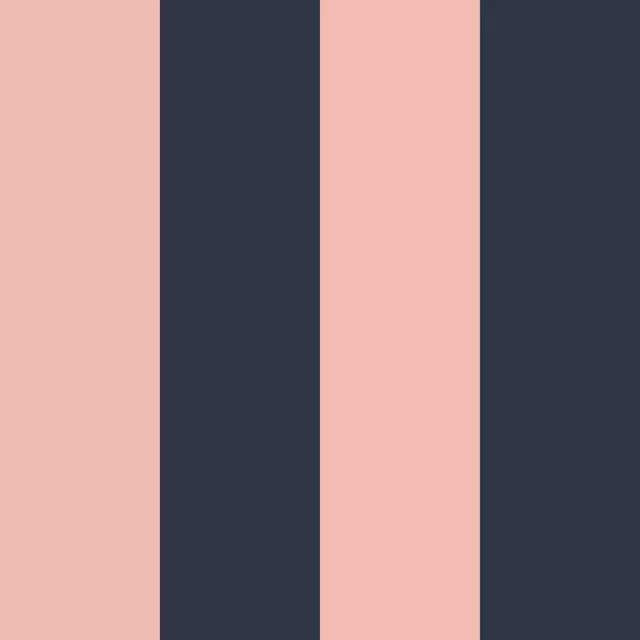 Kissen Blue Pink Stripes