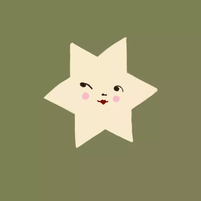 Servietten Stern Grün