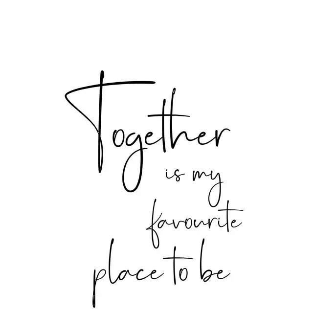 Servietten Together Quote