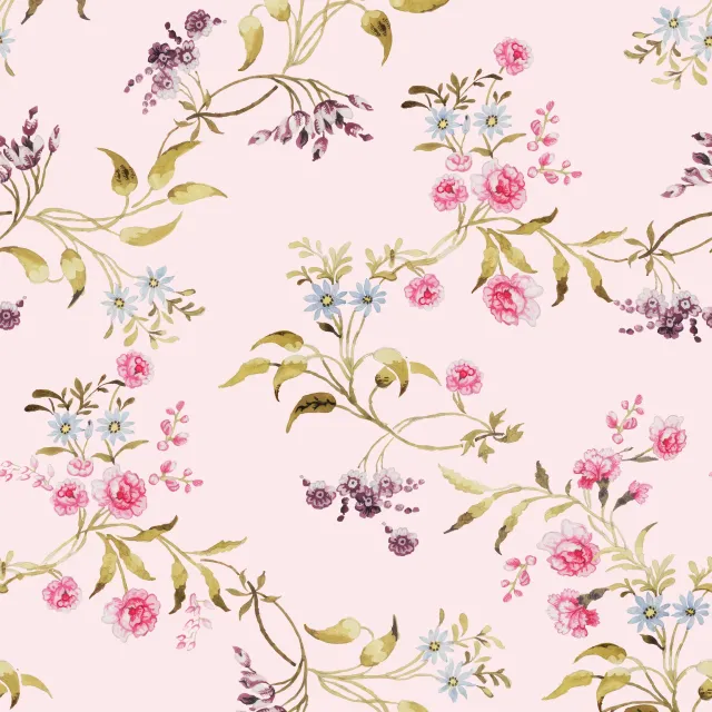 Dekovorhang Vintage Rococo Florals