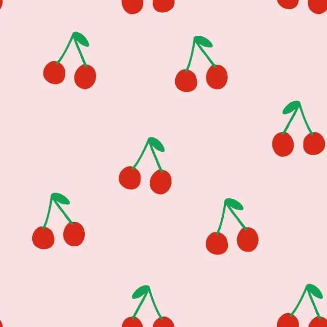 Sitzkissen Picnic Kirsche Rosa