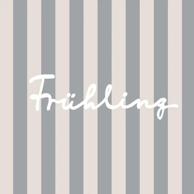 Kissen Frühling Auf Grauen Streifen