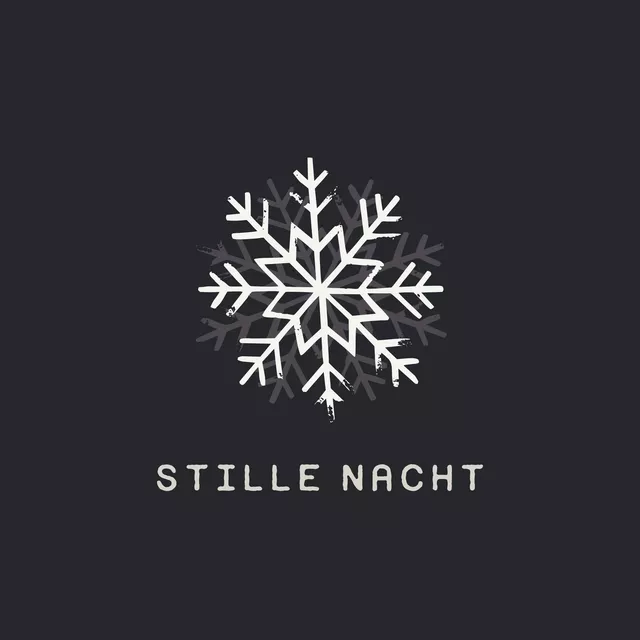 Kissen Stille Nacht anthrazit