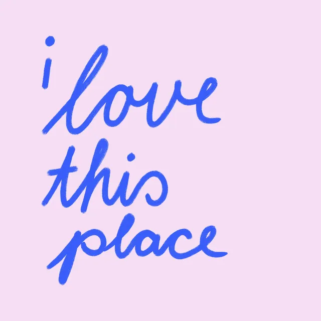 Geschirrtücher Summer I love this place