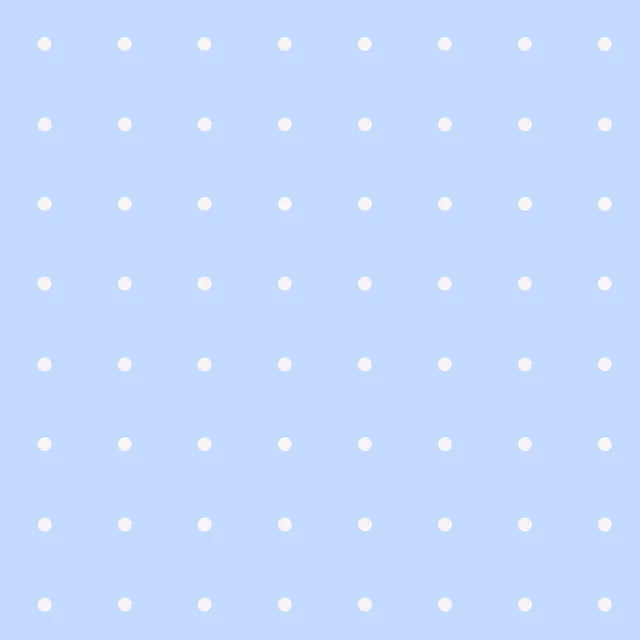 Dekovorhang Polkadots Raster Blau