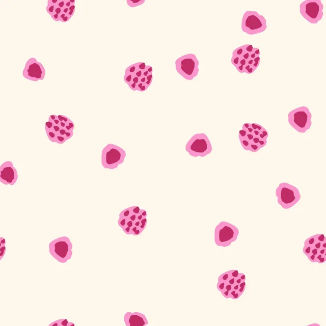 Bankauflage Punkte Pink Rot