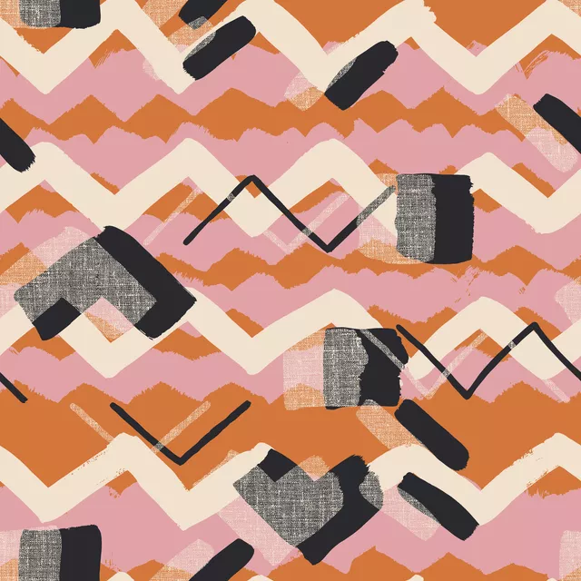 Tischläufer Zick Zack abstrakt