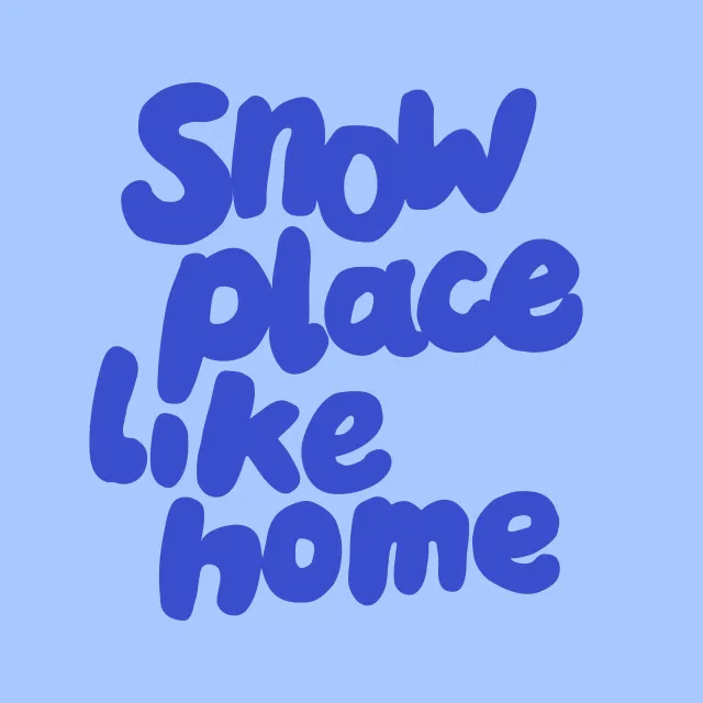 Kissen Snow Place Like Home 1