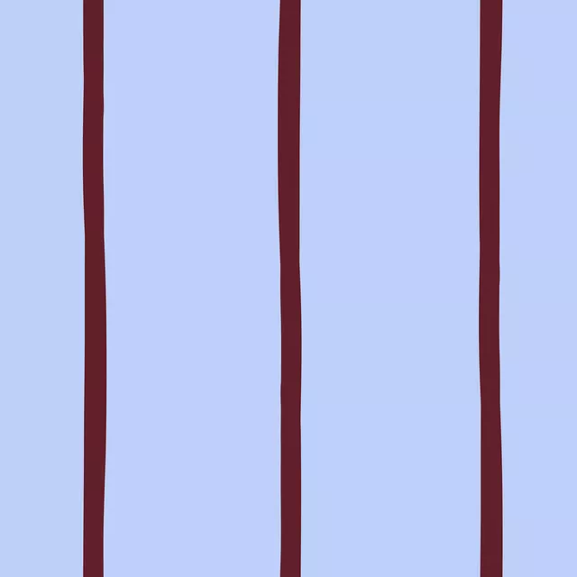 Bettwäsche Dünne Streifen Blau Bordeaux