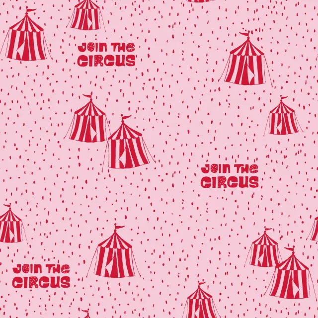 Geschirrtücher Join the circus allover rosa