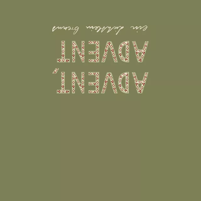 Tischläufer Advent Advent Grün