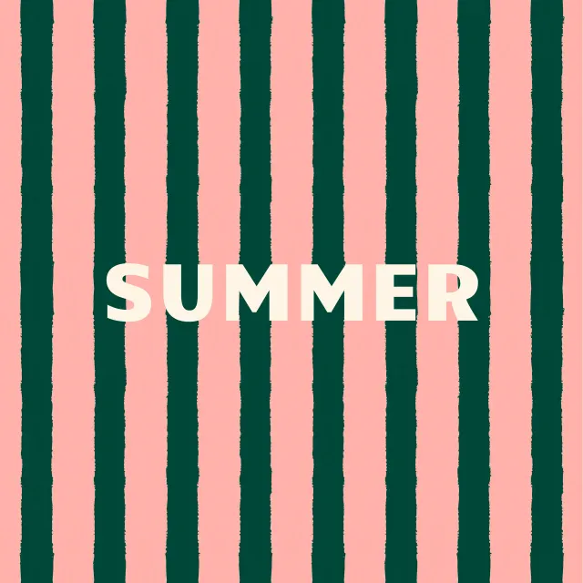 Kissen Summer Stripes green