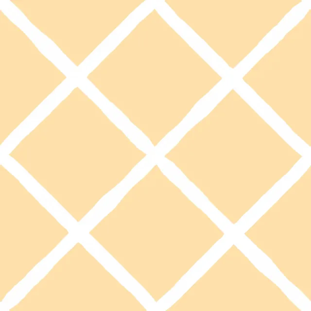 Dekovorhang Raute Muster Hellgelb