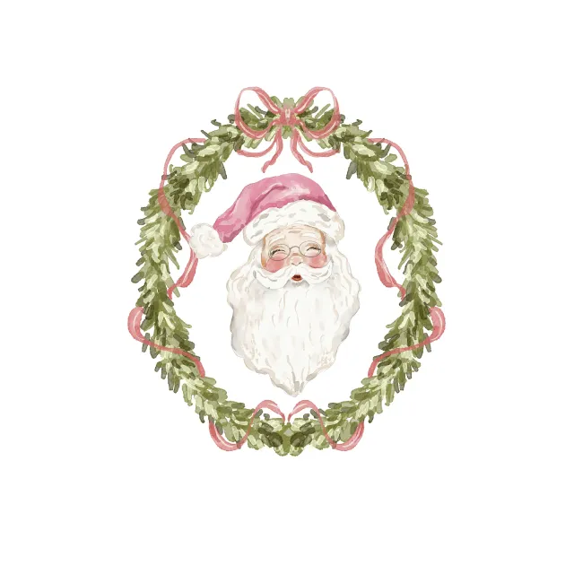 Kissen Weihnachtskranz Nostalgie