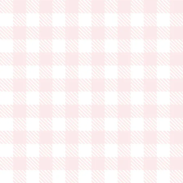 Sitzkissen Vintage Rosa Weiß Karo