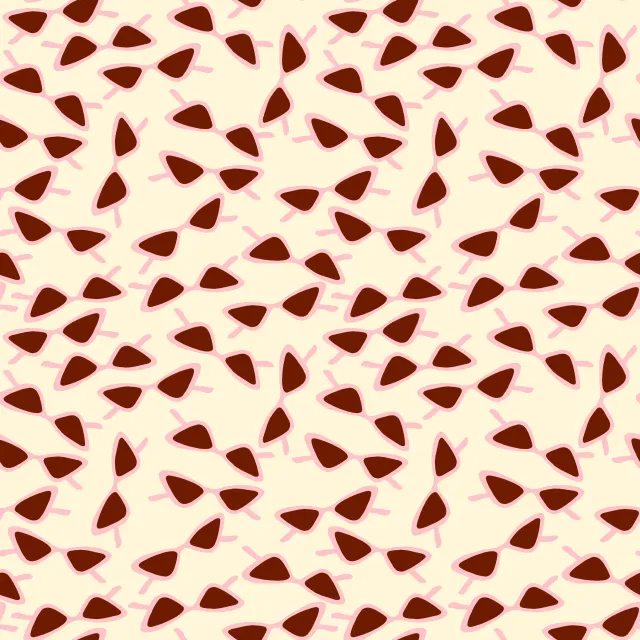 Bettwäsche Retro Summer Sunglass Pattern