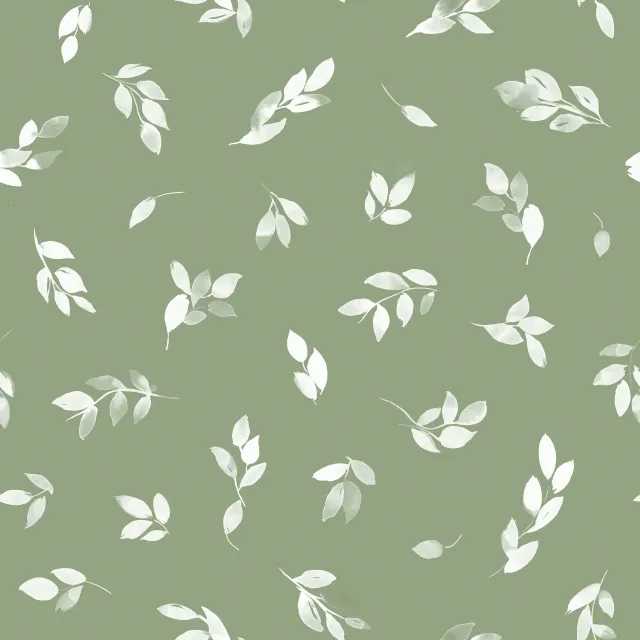 Raffrollo Botanisch Blätter Salvei Grun