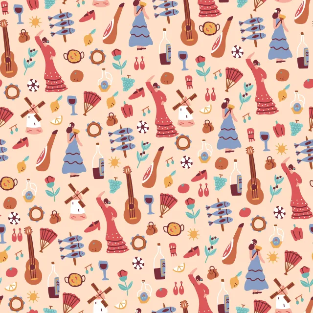 Servietten Spanish Culture