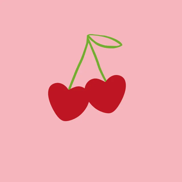 Kissen Heart Cherry