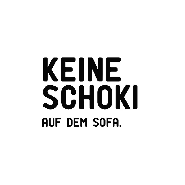 Kissen KEINE SCHOKI AUF DEM SOFA