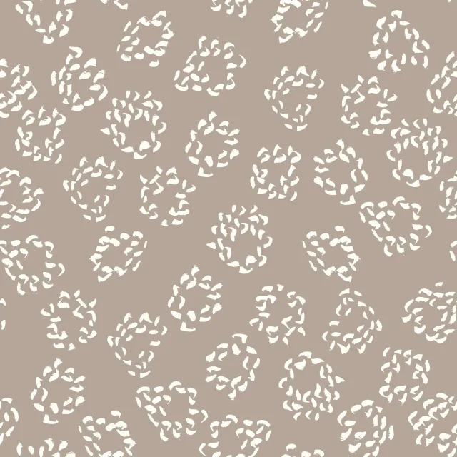 Dekovorhang Kreise mit Textur braun