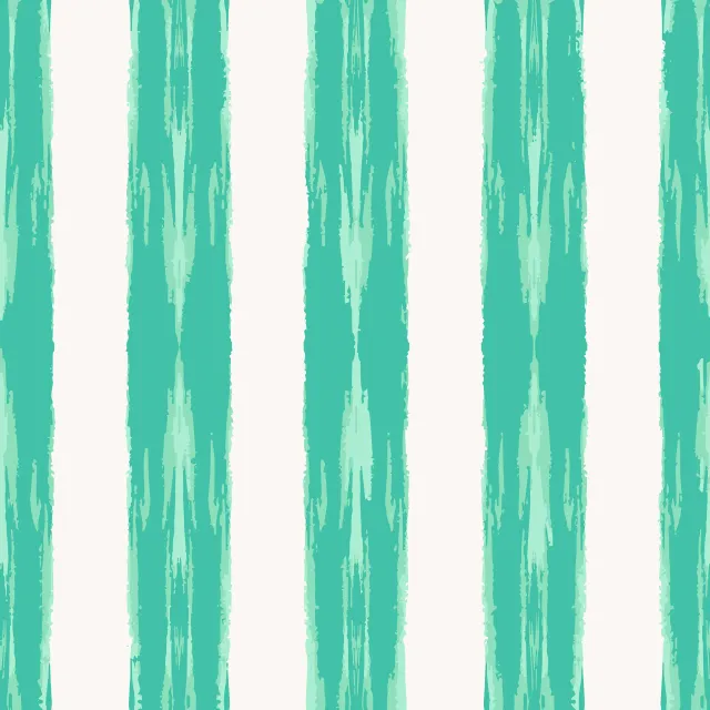 Kissen Brushstroke Stripes turqoise