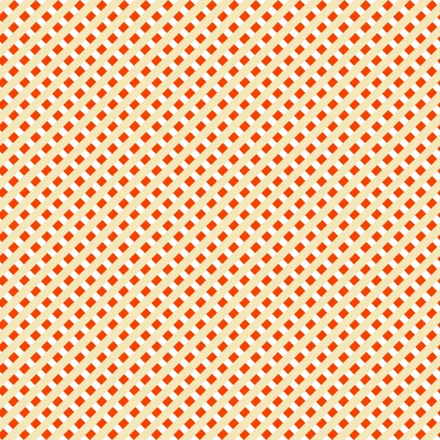 Dekovorhang Diagonale Karo Gelb Rot