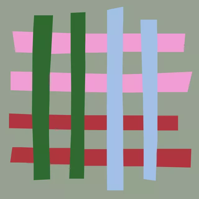 Servietten Weihnachtskaro hellgrün