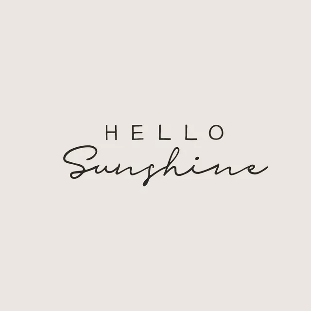 Kissen Hello Sunshine