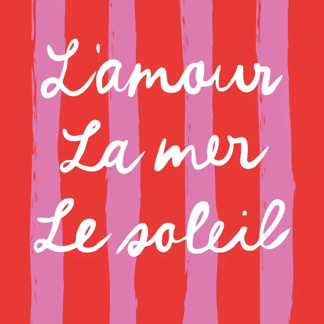 Kissen L'amore - La mer - Le soleil