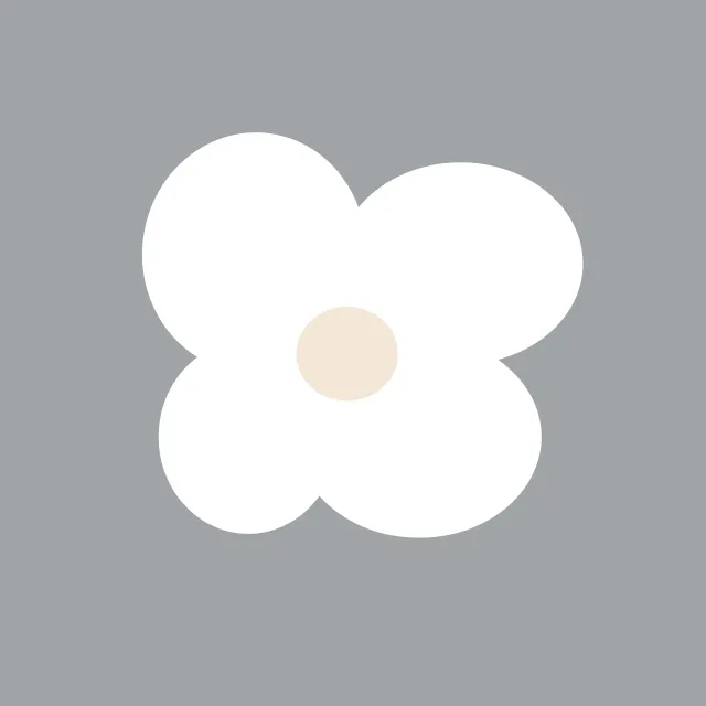 Servietten Butterblüme Weiß Auf Grau