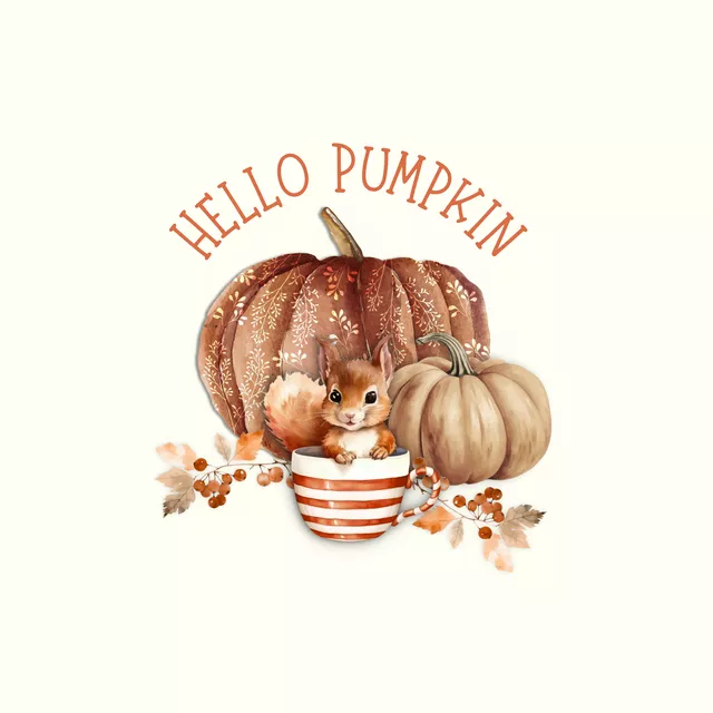 Kissen Cottage Herbst Pumpkin