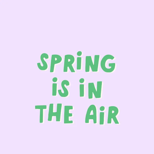 Servietten Spring is in The Air Lila