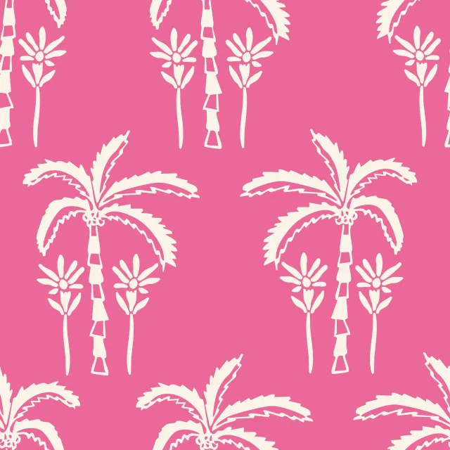 Tischdecke Palmtree Trio Pink