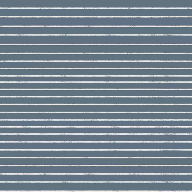 Sitzkissen Streifen Graublau Dunkel