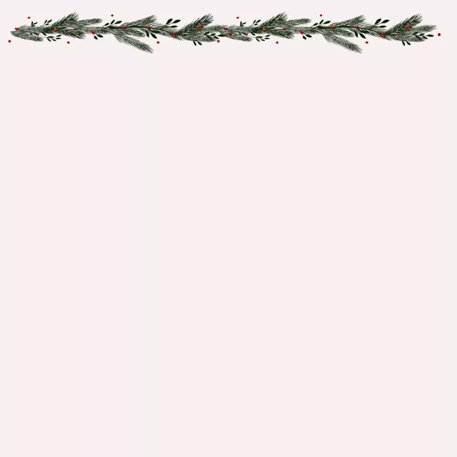 Tischdecke Weihnachtskranz