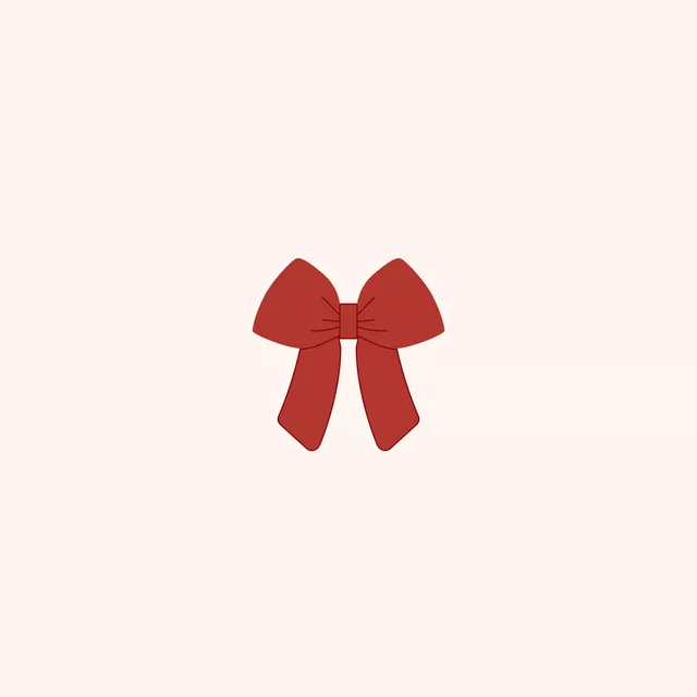 Kissen Bow for Christmas